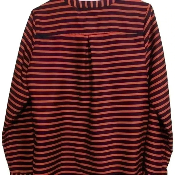 The Limited Women’s Blouse Red/Navy Stripes Sz. M - Picture 3 of 6